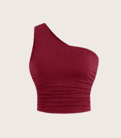 Top Asimétrico Aries - Estilo Audaz para Mujeres Zodiacales